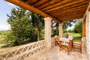 Dúplex, alberca privada (Agathi) | Terraza o patio