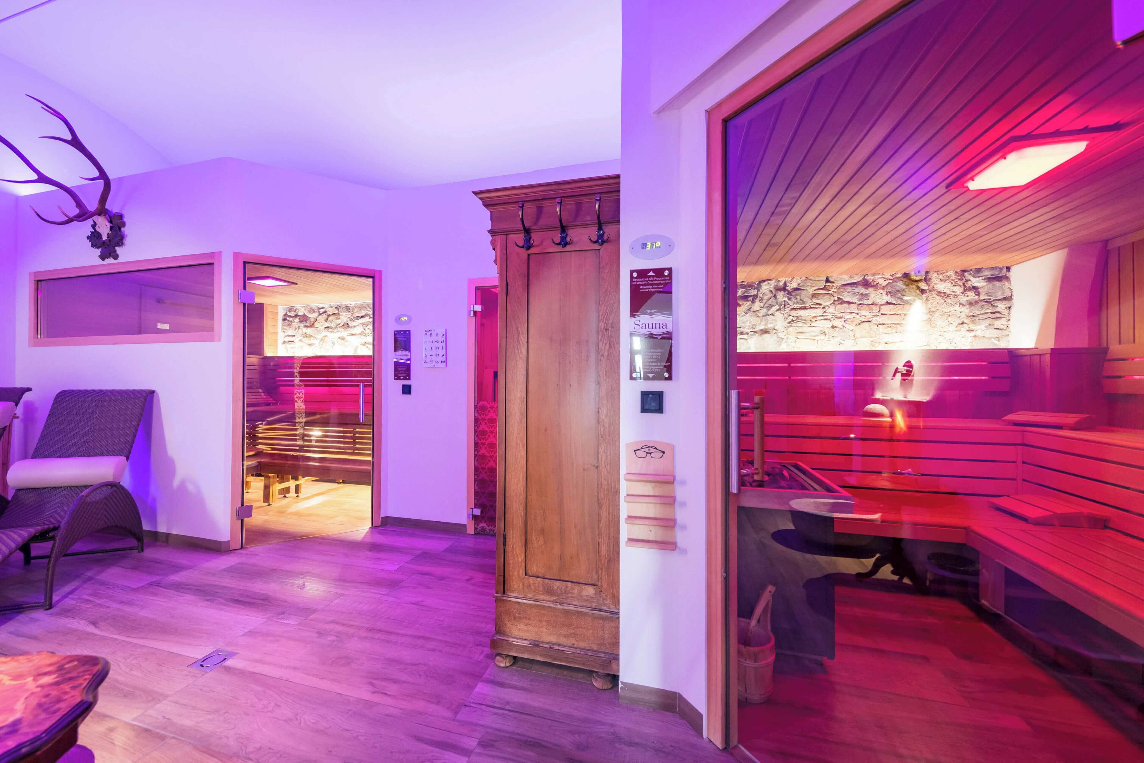 Sauna, service de massage