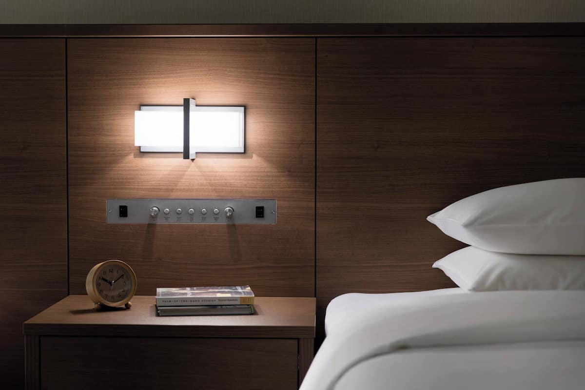 Premium bedding, down comforters, in-room safe, desk