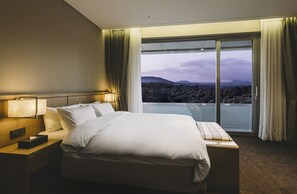 Biancheria da letto di alta qualità, una cassaforte in camera