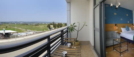 Deluxe Double Room, Balcony | Balcony view