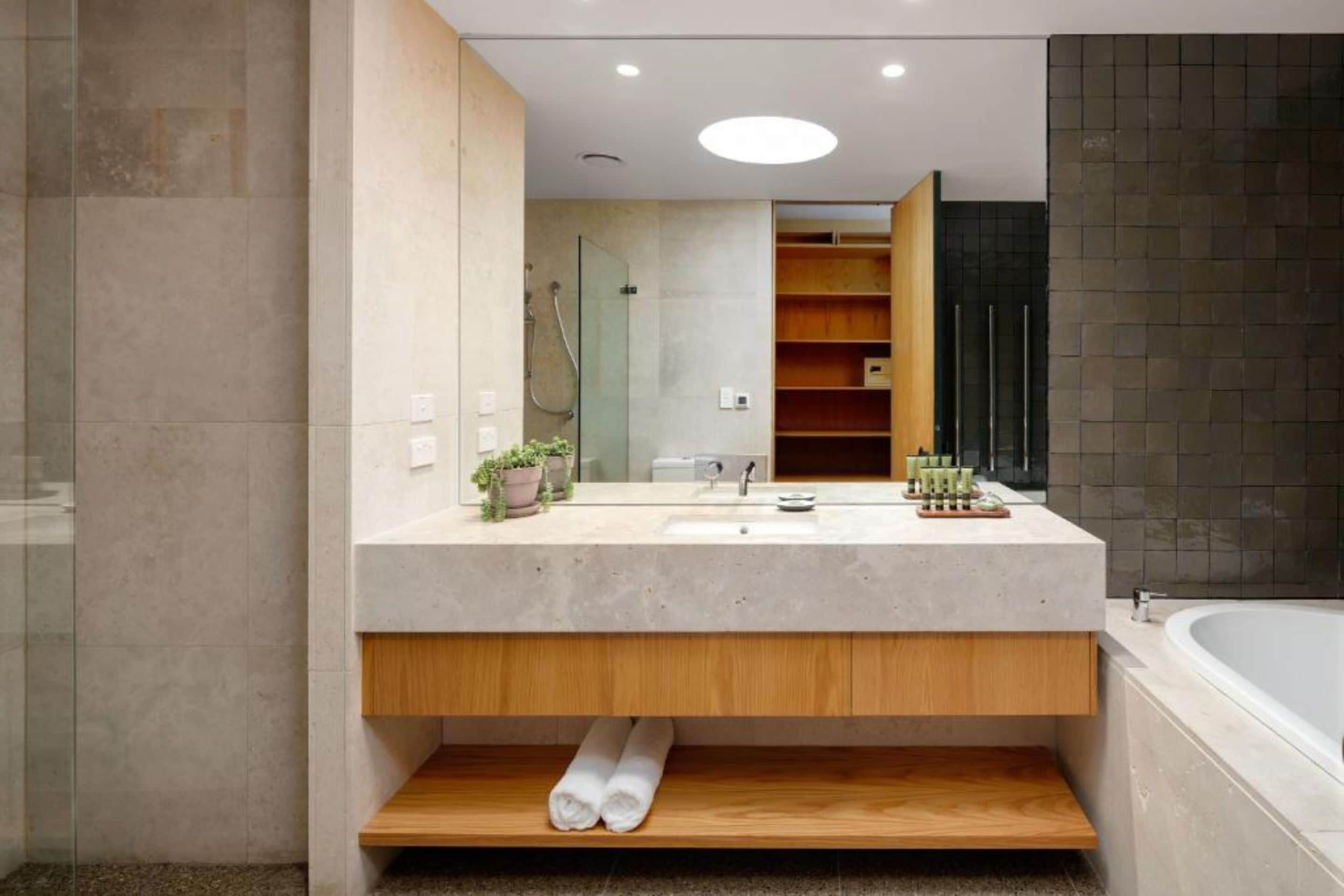 pavilion penthouse | bathroom | free toiletries, slippers, towels