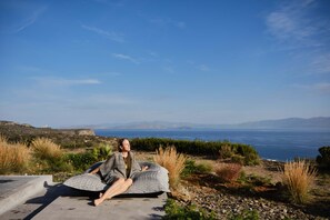 Panoramic Sea View Retreat with outdoor Hot Tub | View from room - Hidden Retreats Kythera (Kithira)