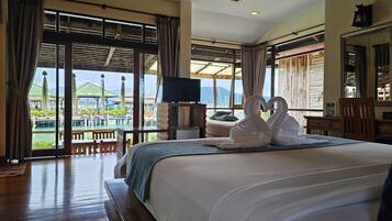 Vue sur la plage/l’océan