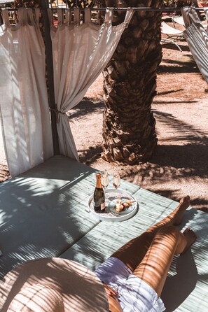 2 outdoor pools, pool umbrellas, pool loungers - Hotel Finca Ca N'ai - Bio Nature Adults Only (Sóller)