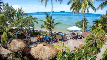 Blick von der Unterkunft