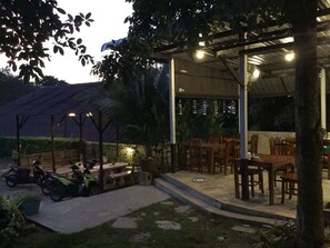 Front of property – evening/night