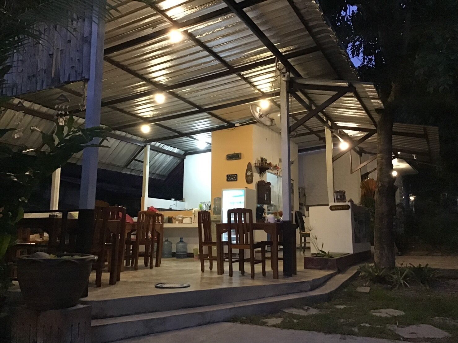 front of property – evening/night