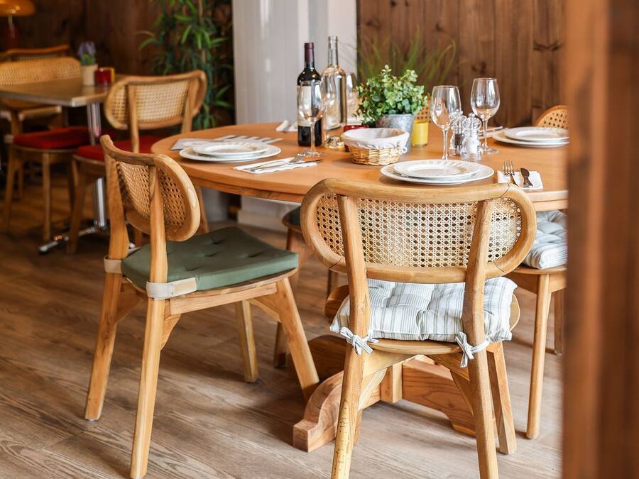 Dîner servi sur place