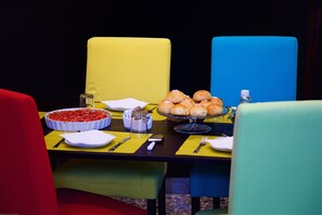 Gratis frukostbuffé varje dag