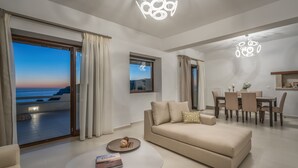Villa - 3 soveværelser - privat pool - havudsigt | Stue