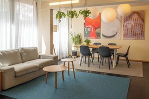 Sitteområde i lobbyen