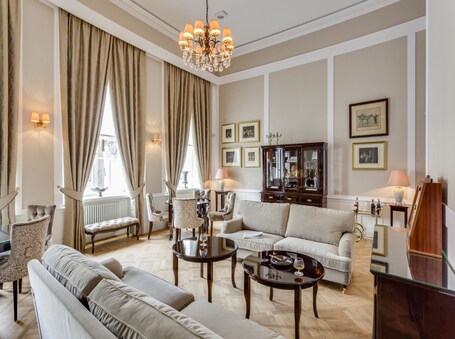 Sala de estar en el lobby