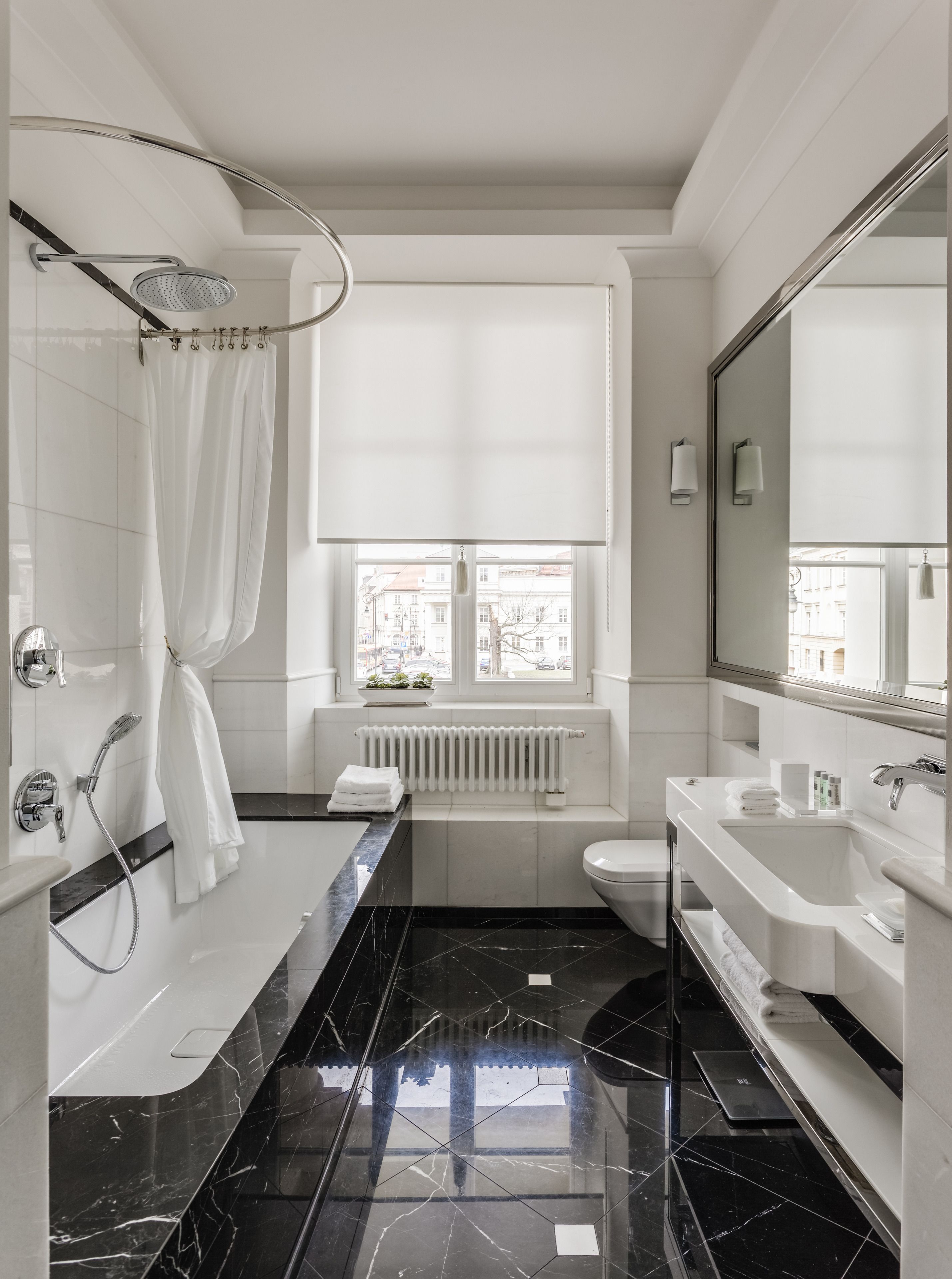 apartment | bathroom | designer toiletries, hair dryer, bathrobes, slippers