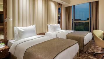 Ropa de cama de alta calidad y artículos del minibar gratis