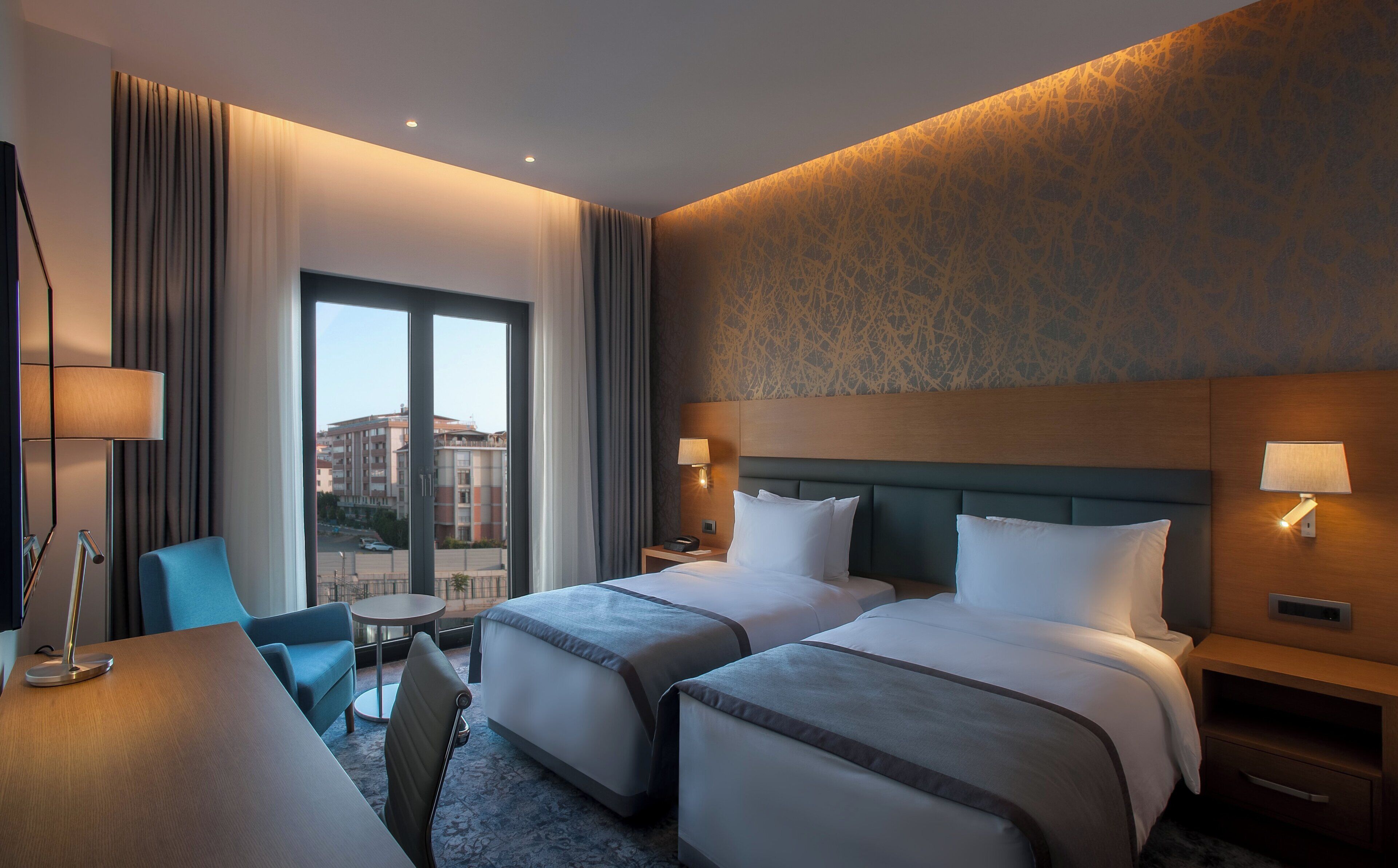 Minibar, in-room safe, desk, blackout drapes