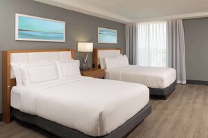 Premium bedding, down comforters, in-room safe, desk