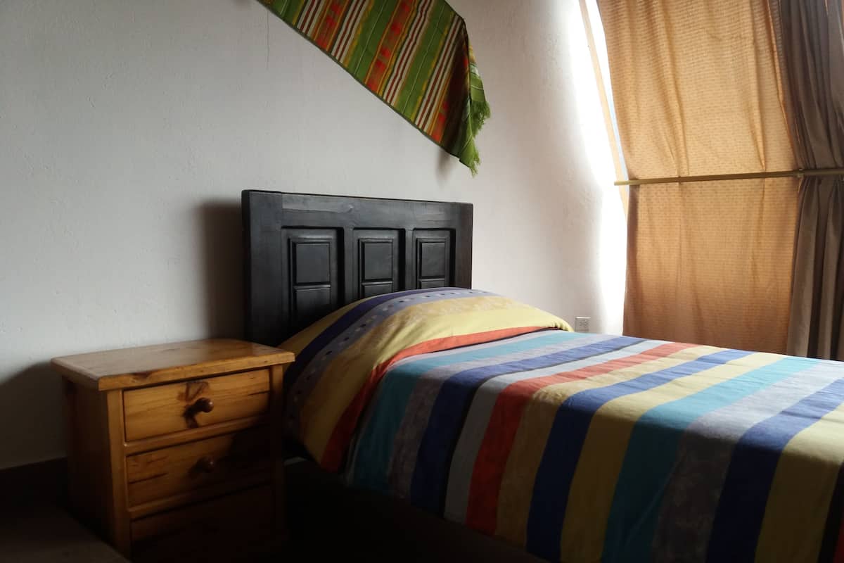 Habitación individual, baño compartido | Ropa de cama de alta calidad y tabla de planchar con plancha