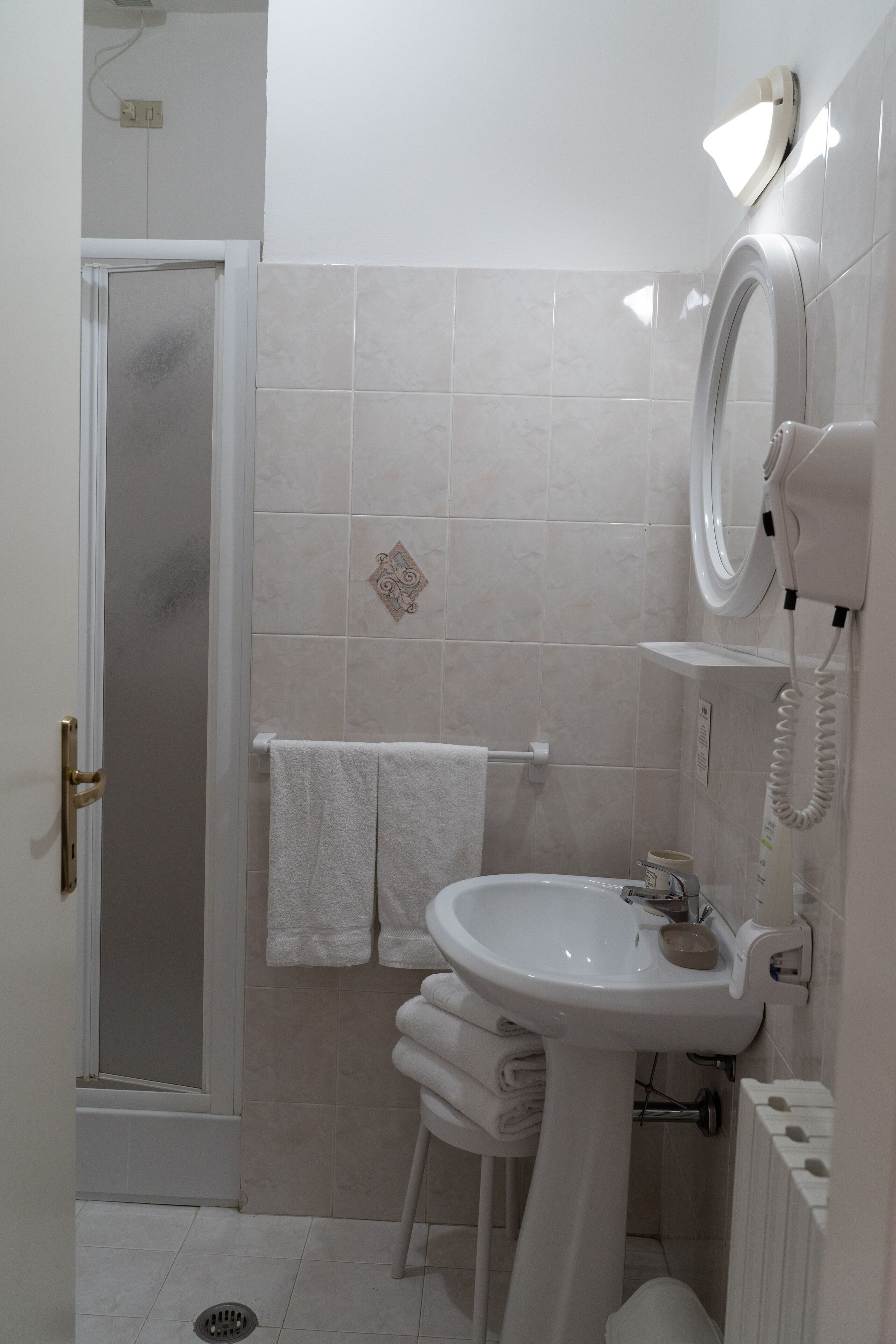 classic double room, 1 bedroom, ensuite | bathroom | hair dryer, towels, soap, toilet paper