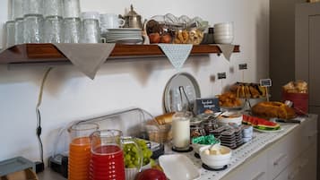 Daily buffet breakfast (EUR 8 per person)