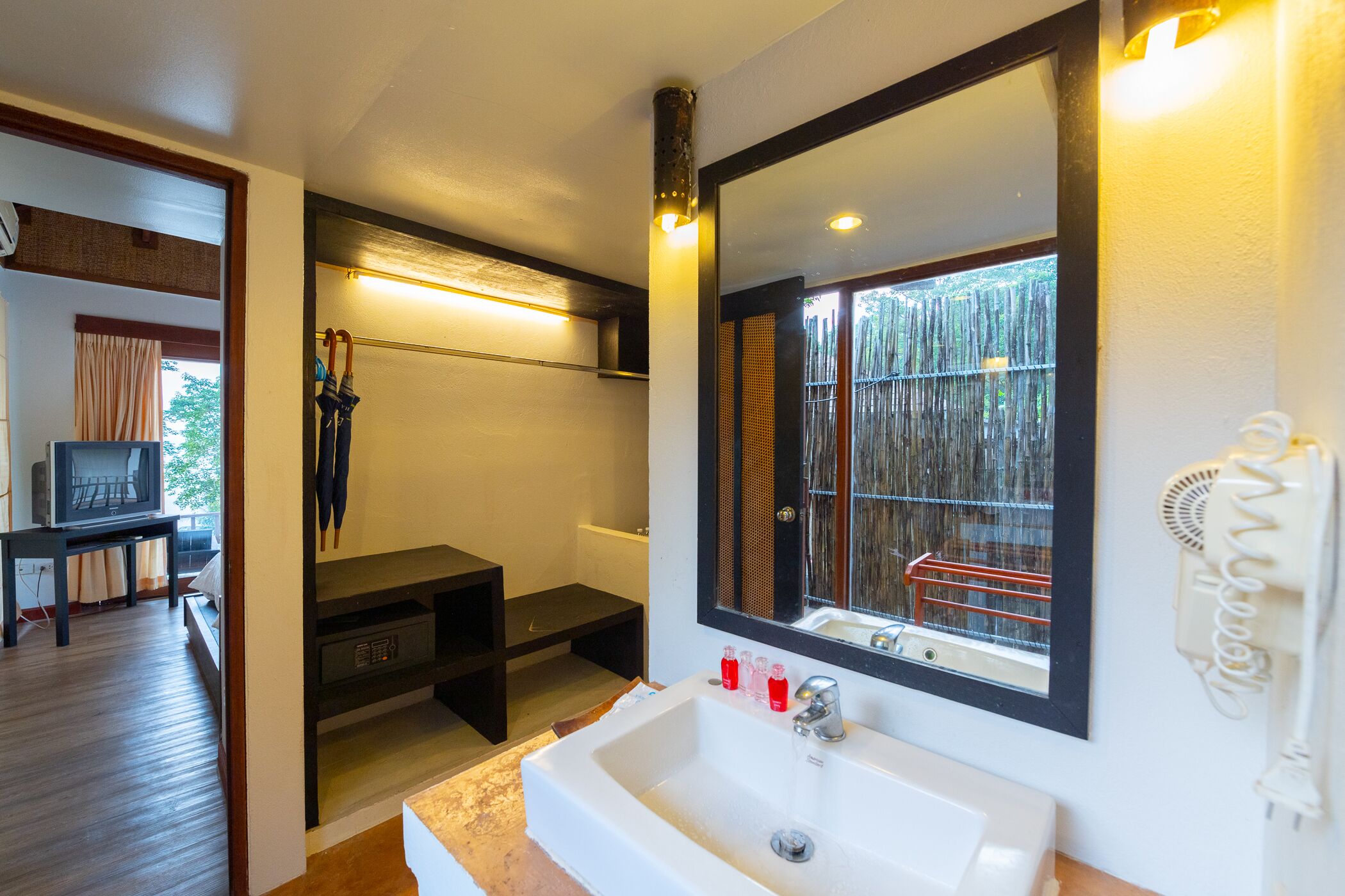 baan sod sai thani (sea view hillside villa)  | bathroom | shower, free toiletries, hair dryer, bidet