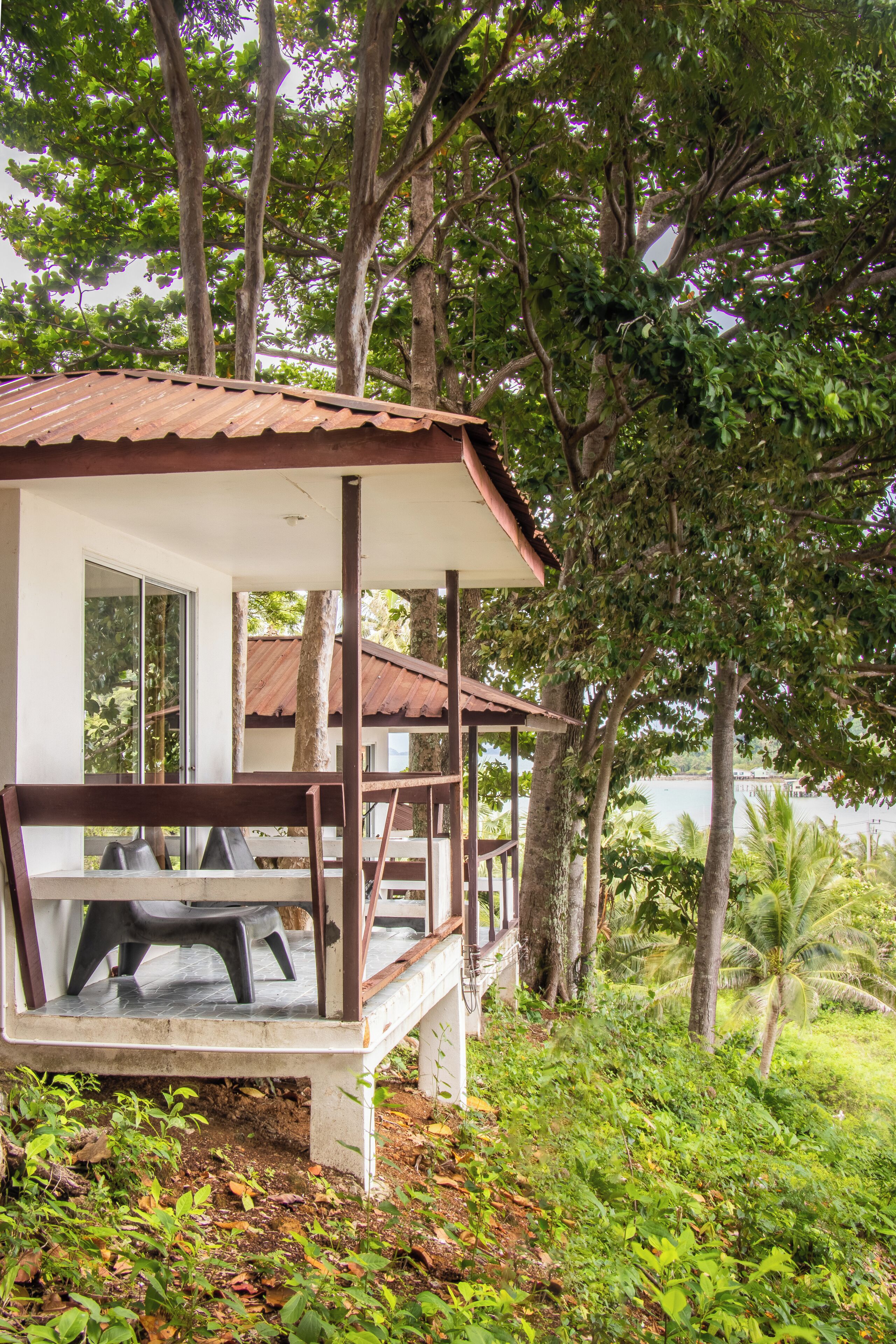 Top bungalow with balcony | Terrace/patio