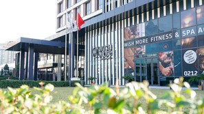 Voorkant van accommodatie