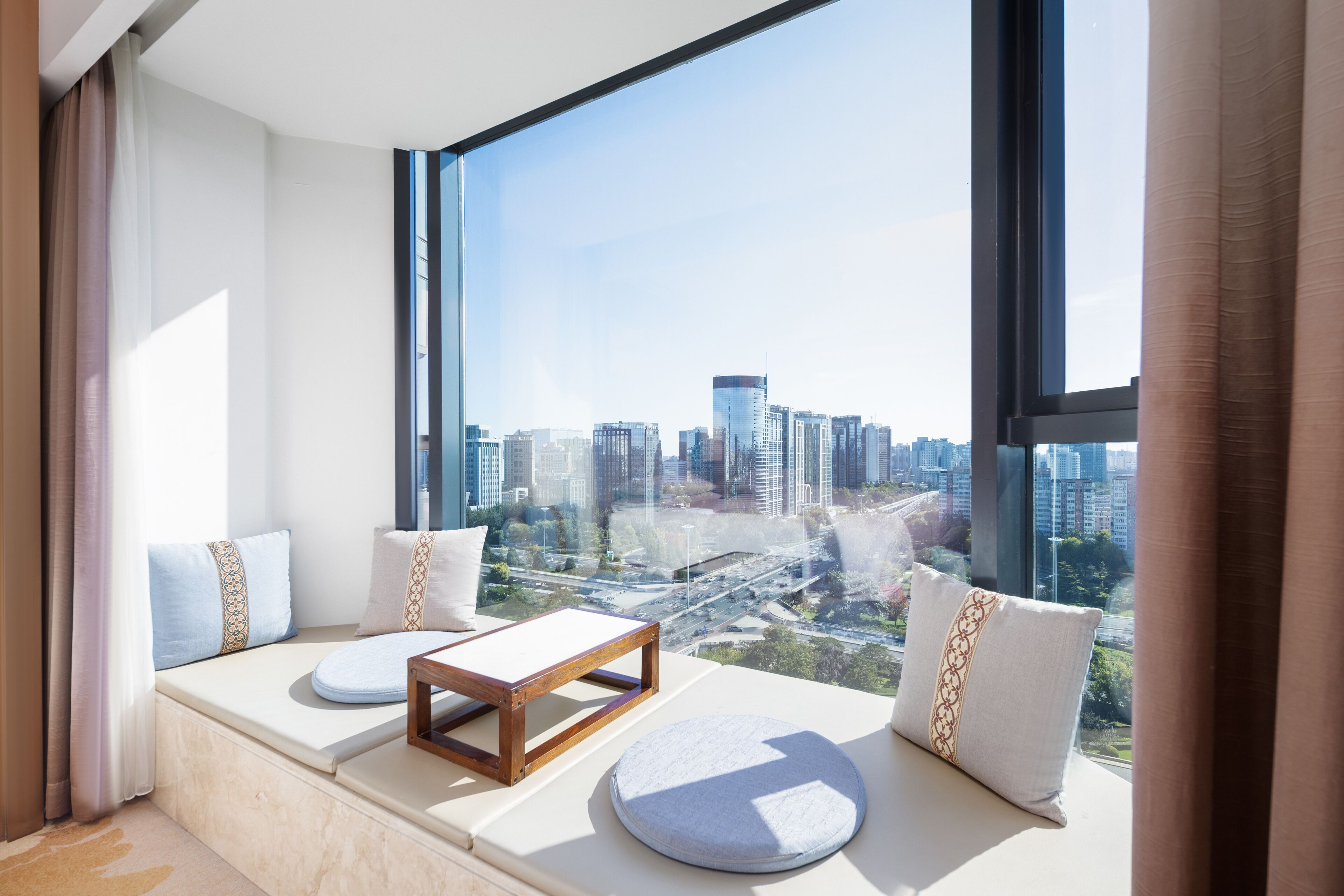 City View Deluxe twin-bed Room | Minibar, in-room safe, desk, blackout drapes