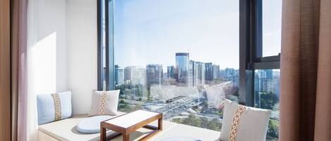 City View Deluxe twin-bed Room | Minibar, in-room safe, desk, blackout drapes