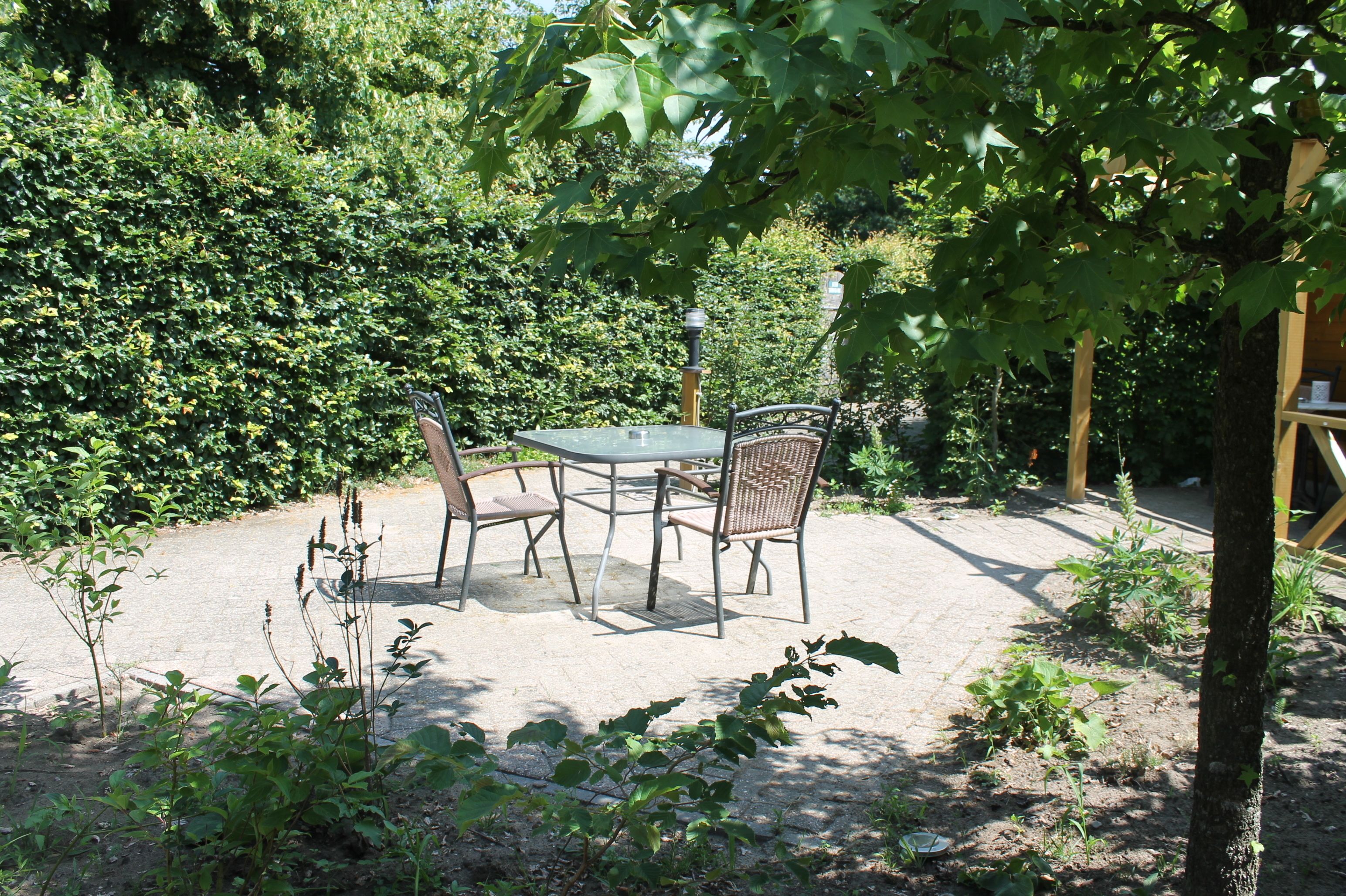 romantic double room, 1 bedroom, patio, garden area | view from room