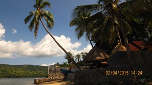On the beach, scuba diving, snorkelling, motor boating