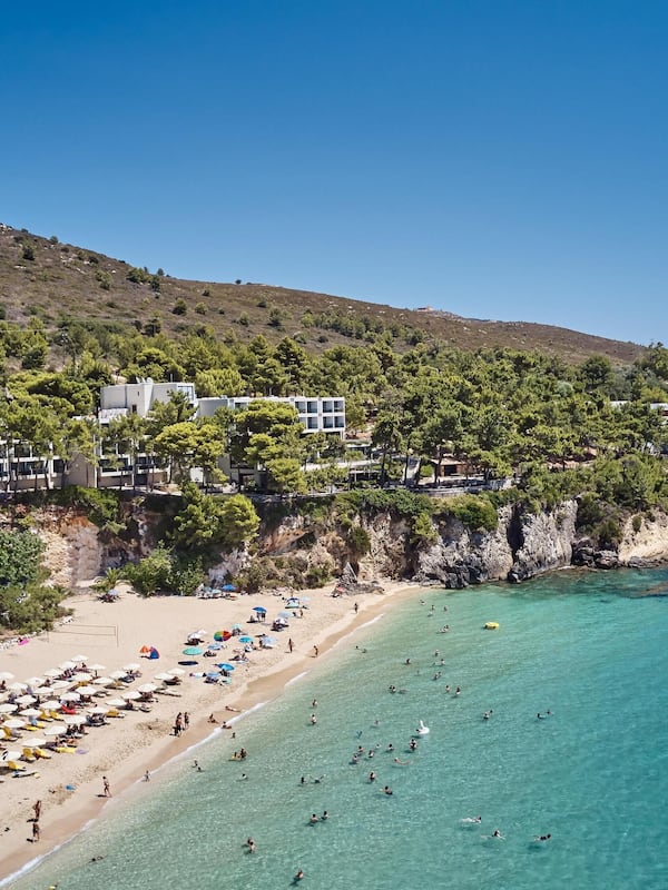 Private beach, sun loungers, beach umbrellas, beach towels
