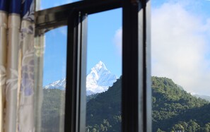 Deluxe Double Room, 1 Bedroom, Smoking, Mountain View | Premium bedding, desk, soundproofing, free WiFi - Hotel Butter Cup (Pokhara)
