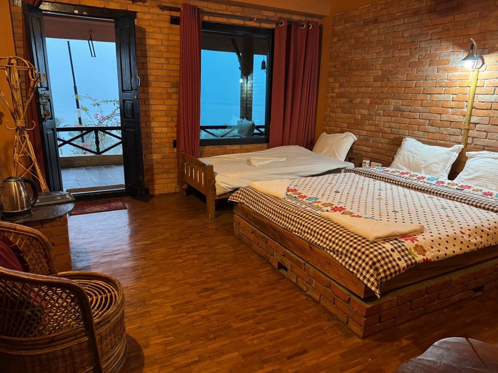 Deluxe Room With Private Balcony, Lake View Breakfast Included | Premium bedding, in-room safe, desk, laptop workspace