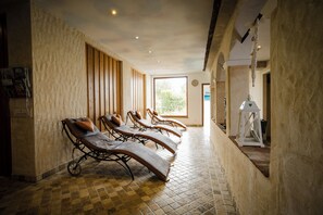 Sauna, bain à remous, hammam