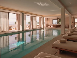 Indoor pool, outdoor pool, pool loungers - Besai Ibiza Boutique Hotel - New Opening (Sant Josep de sa Talaia)