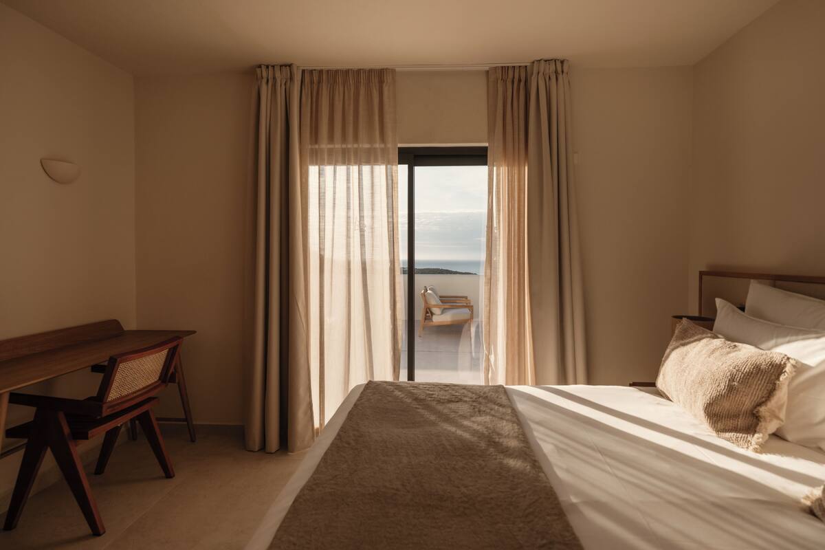 Grand Suite, Balcony, Sea View | Premium bedding, down duvets, minibar, in-room safe