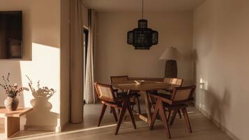 Grand Suite, Balcony, Sea View | Premium bedding, down comforters, minibar, in-room safe
