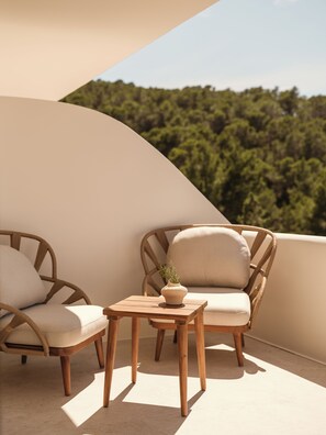 Deluxe Suite, Balcony, Sea View | Terrace/patio - Besai Ibiza Boutique Hotel - New Opening (Sant Josep de sa Talaia)