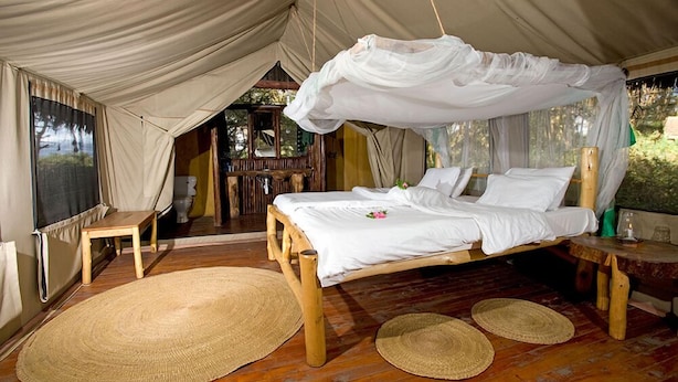 Deluxe Tent, Garden View | In-room safe, desk, bed sheets - Migunga Tented Camp (Lake Manyara National Park)