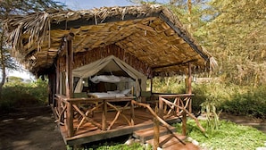 Deluxe Tent, Garden View | In-room safe, desk, bed sheets - Migunga Tented Camp (Lake Manyara National Park)