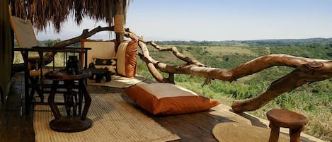 Deluxe Tent, Garden View | Terrace/patio