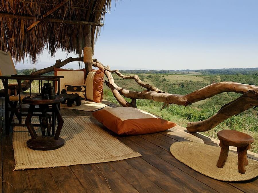 Barraca luxo, vista para o jardim | Terraço/pátio