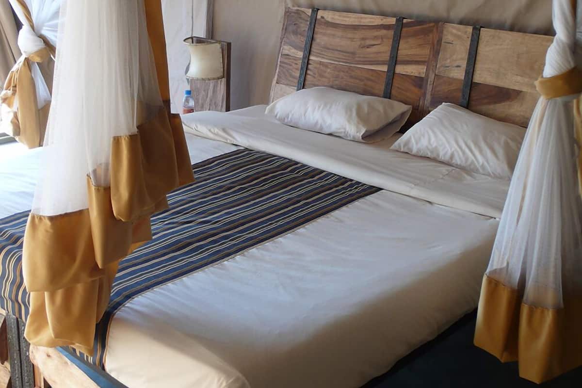 Tente Deluxe, vue jardin | Coffres-forts dans les chambres, bureau, lits bébé (gratuits)
