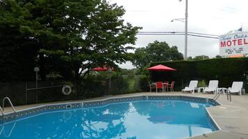 Sæsonbestemt udendørs pool