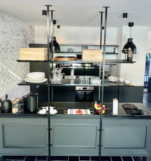 Appartement Deluxe, non-fumeurs, vue montagne | Cuisine privée | Produits de nettoyage écologiques fournis