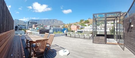 Deluxe Apartment, Non Smoking, Mountain View | Terrace/patio