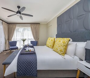 Habitación Deluxe, vista a la montaña | Ropa de cama de alta calidad, camas con pillow-top y wifi gratis 