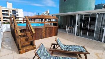 Ático exclusivo, 3 habitaciones, piscina privada | Terraza o patio
