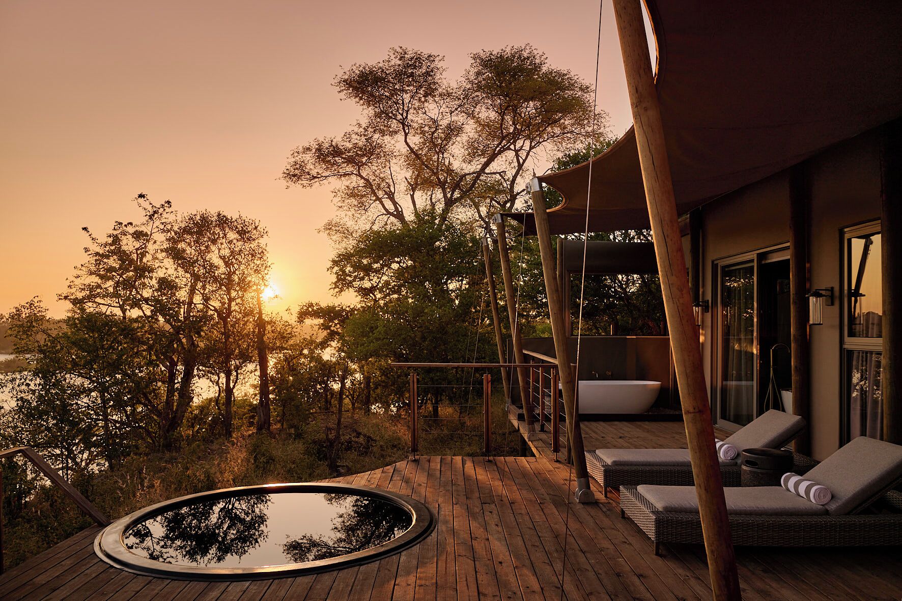 Superior Tent, River View | View from room